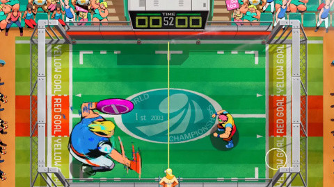 Windjammers 2: the (feather)weight of the epic frisbee game on eShop won't fill up your SD card!