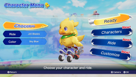 Chocobo GP: The Mario Kart-like from Final Fantasy dated on Nintendo Switch!