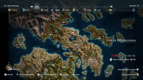 Assassin's Creed Odyssey, DLC "Crisscross Stories" : how to access the story "The treasures" ?