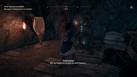 Assassin's Creed Odyssey, DLC "Crisscross Stories" : how to access the story "The treasures" ?