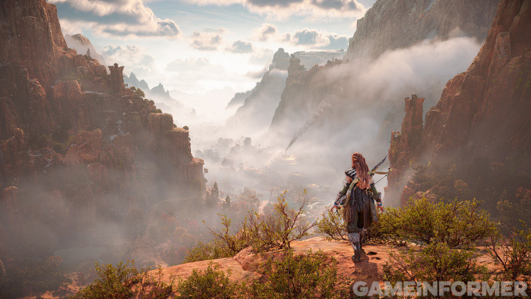 Horizon Forbidden West: new shimmering images in the middle of the canyon for the PlayStation exclusive