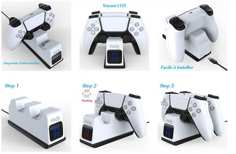 A charging dock for DualSense PS5 at Christmas price!