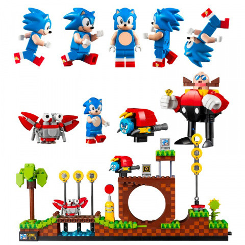 Sonic: The blue hedgehog is coming to Lego at full speed!