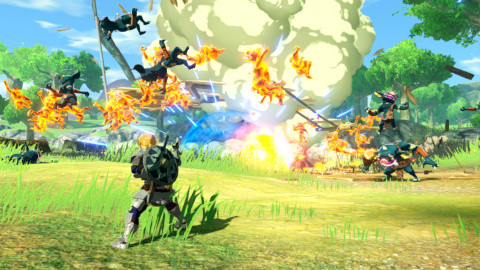 Hyrule Warriors: In a galley, the developers called Nintendo for help