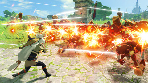 Hyrule Warriors: In a galley, the developers called Nintendo for help