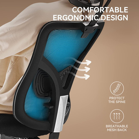 To play better and work better, give your back the comfort it deserves with a good ergonomic office chair