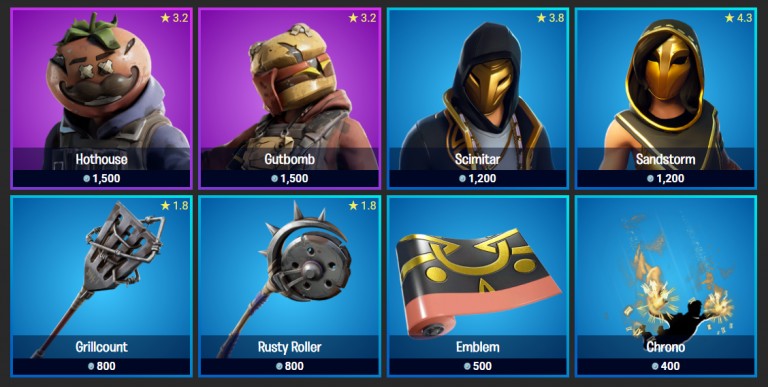 Fortnite, shop of the day: January 11, 2023
