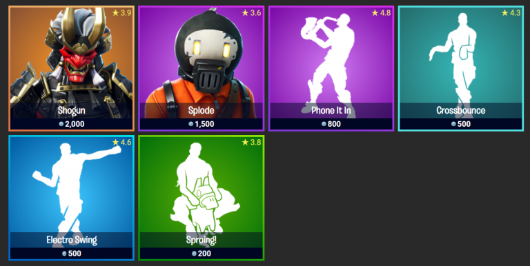 Fortnite, shop of the day: January 12, 2024