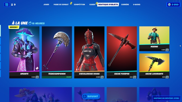 Fortnite, shop of the day: January 14, 2024