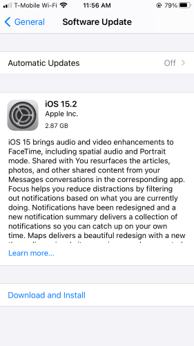 Apple wants to force you to upgrade to iOS 15!