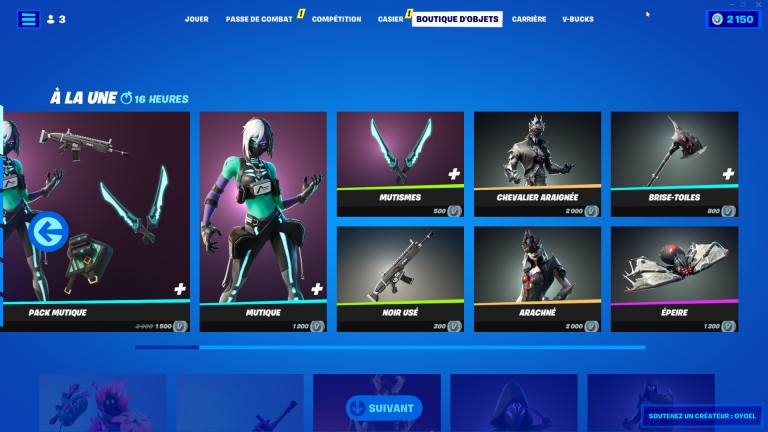 Fortnite, shop of the day: January 18, 2023
