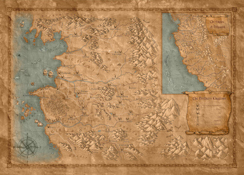 The Witcher: an incredibly detailed map to find your way around the world of the Witcher